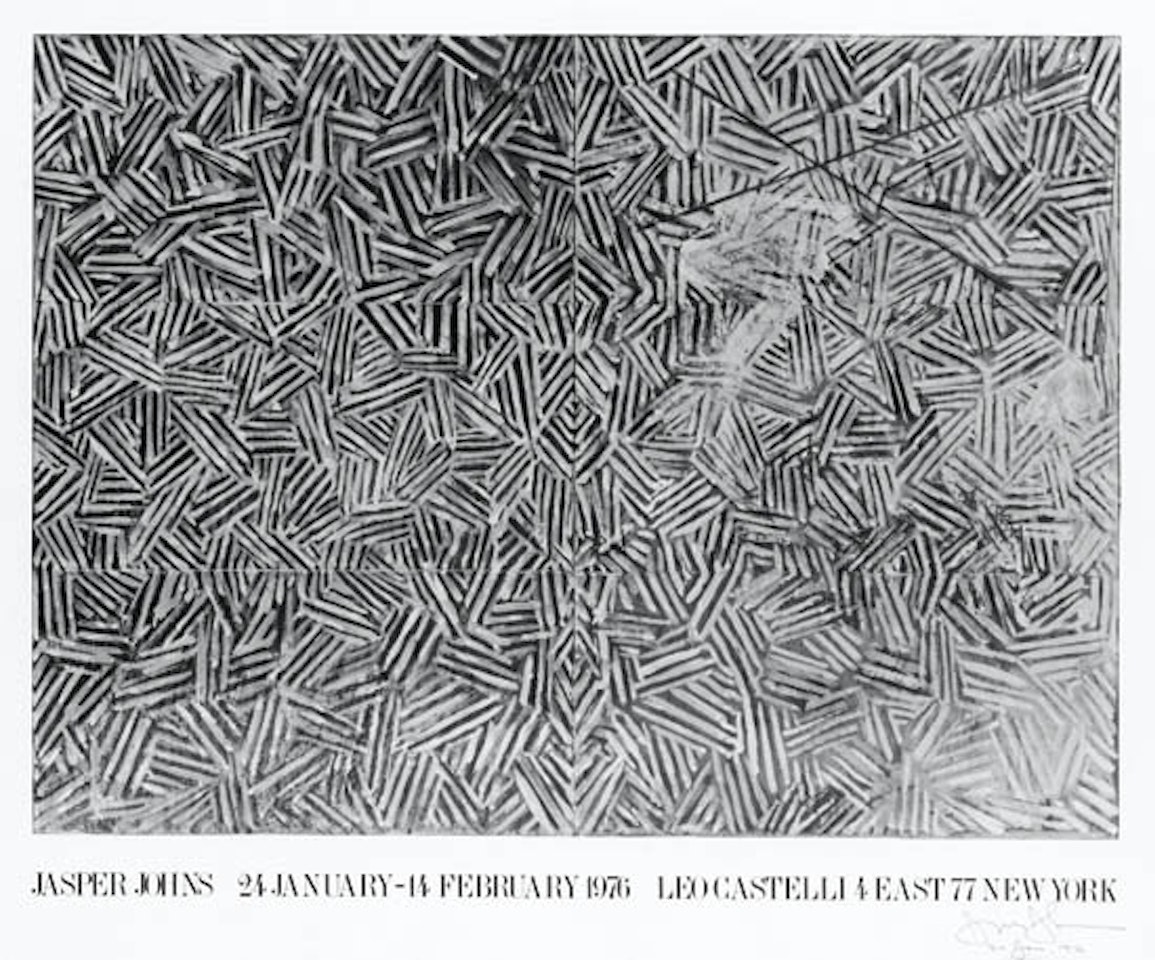 Leo Castelli Gallery Poster by Jasper Johns