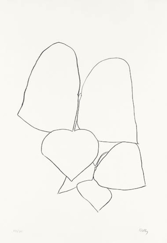 String Beans Leaves II by Ellsworth Kelly