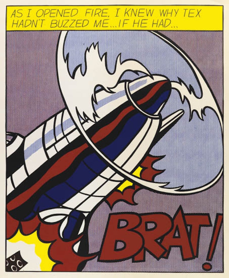 As I Opened Fire by Roy Lichtenstein