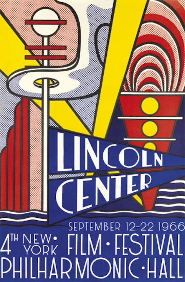 Lincoln Center Poster by Roy Lichtenstein