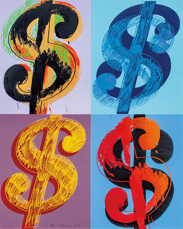 $ (Quadrant) by Andy Warhol