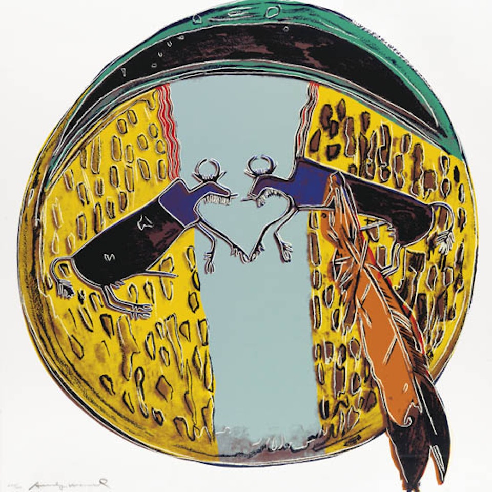 Plains Indian Shield by Andy Warhol