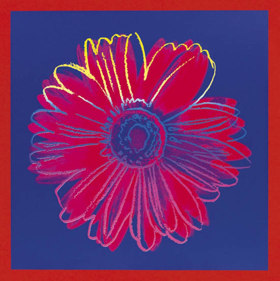 Blue Daisy by Andy Warhol