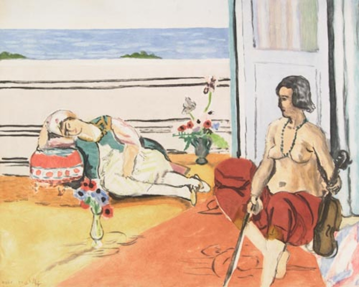 Odalisque sur la Terrace by Henri Matisse