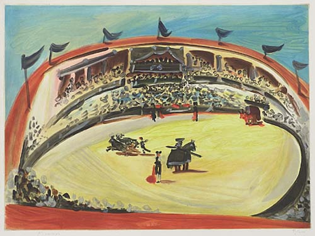 La Corrida by Pablo Picasso