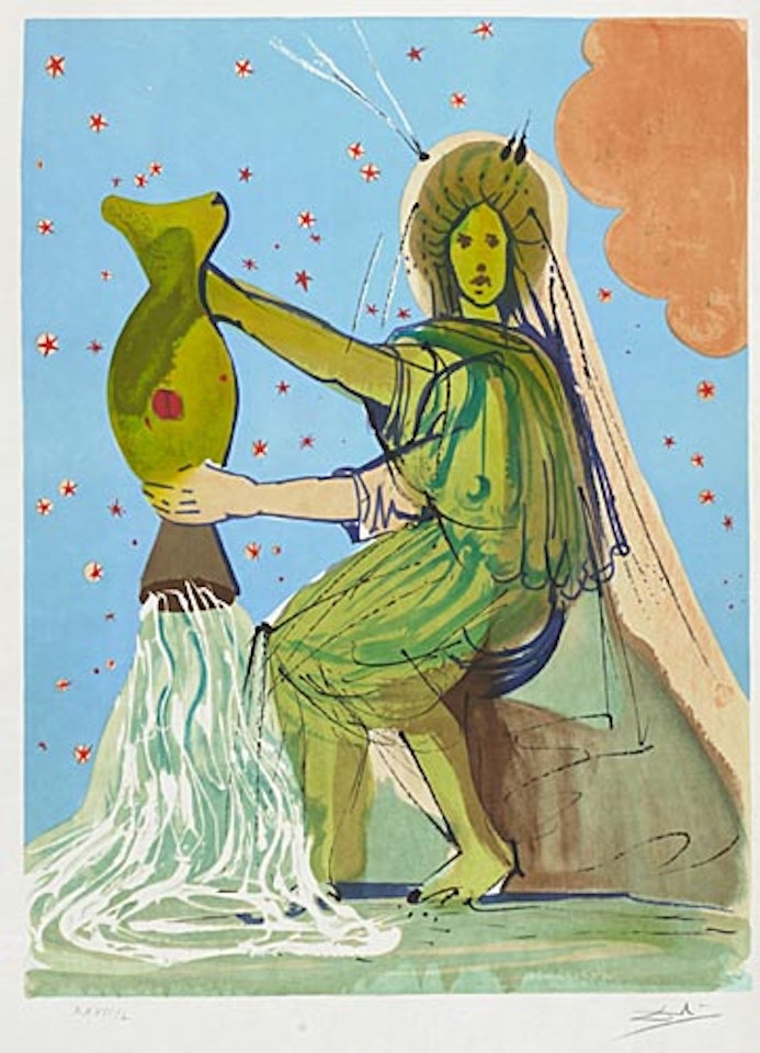 The Twelve Signes of the Zodiac by Salvador Dali