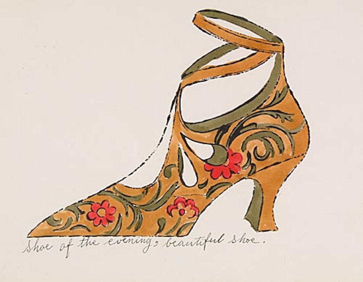 Shoe of the Evening, Beautiful Shoe by Andy Warhol