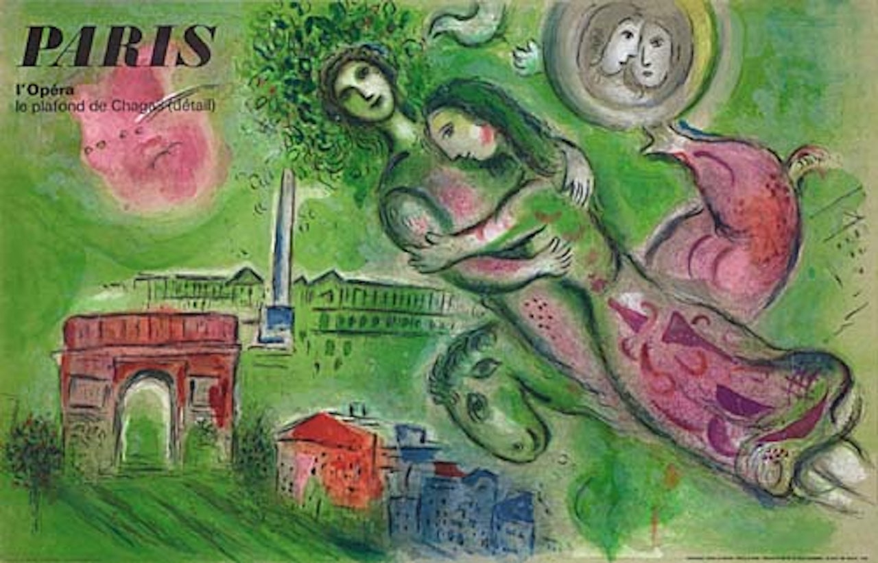 Bay of Angels * The Yellow Background * The Artist as Phoenix by Marc Chagall