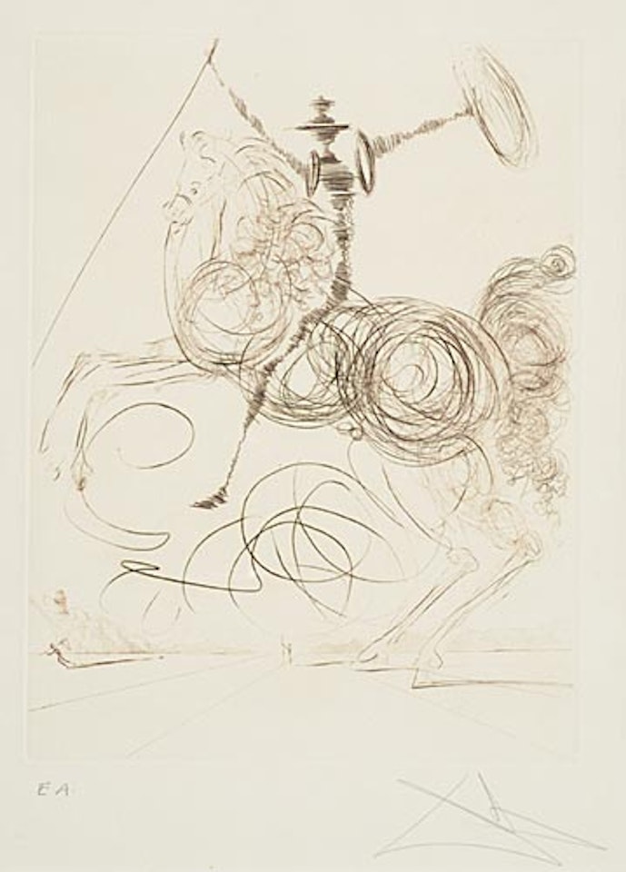 Don Quichotte by Salvador Dali