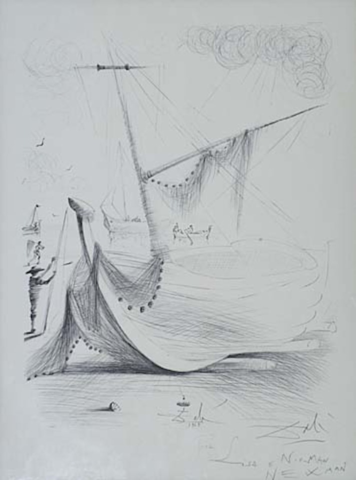 Departure of the Fisherman by Salvador Dali