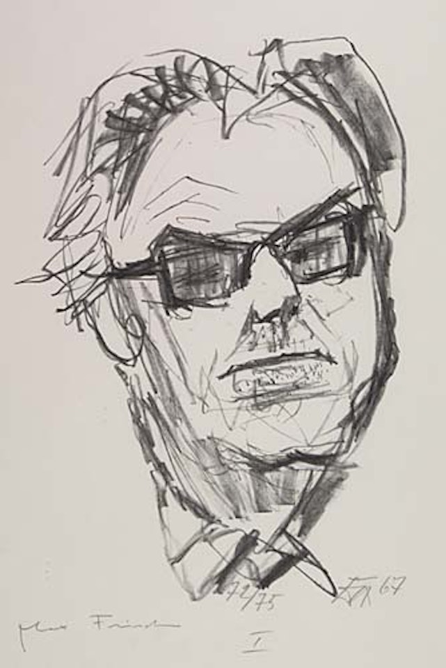 Bildnis Max Frisch I by Otto Dix