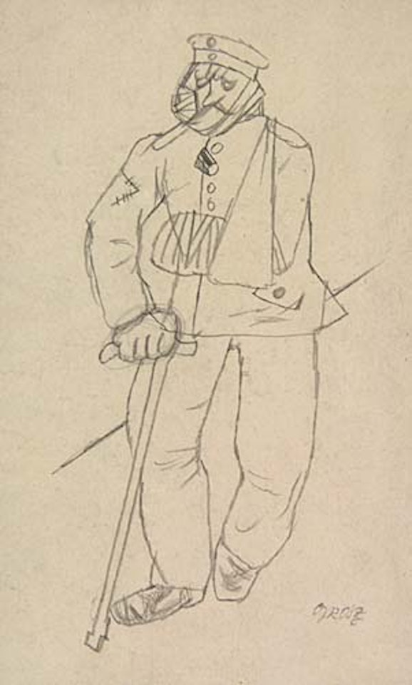 Verwundeter by George Grosz