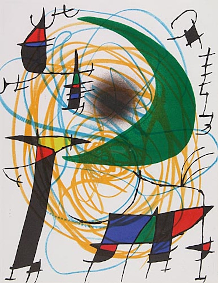Lithographie Originale V by Joan Miró