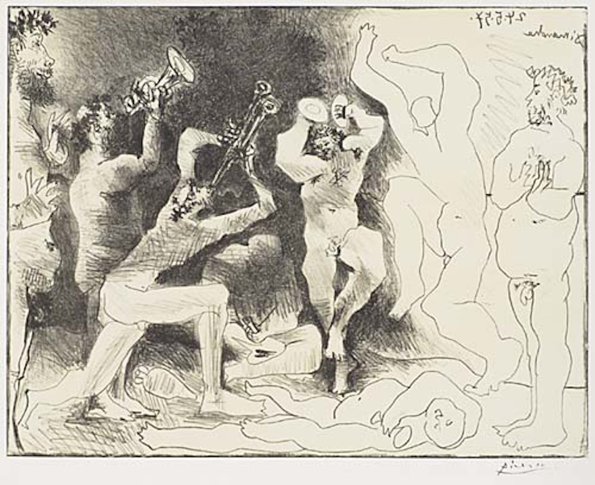 Le Danse des Faunes by Pablo Picasso