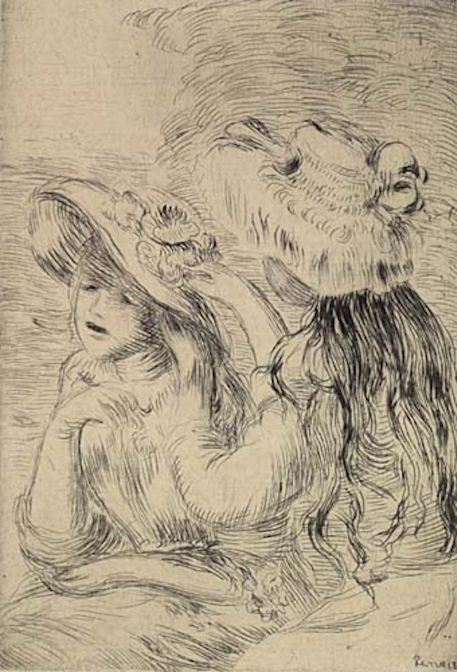 Le Chapeau Épinglé (1re planche) by Pierre-Auguste Renoir