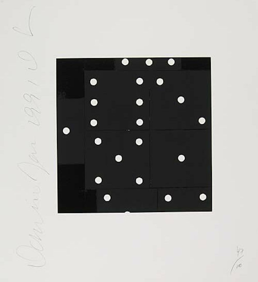 Dominoes by Donald Sultan