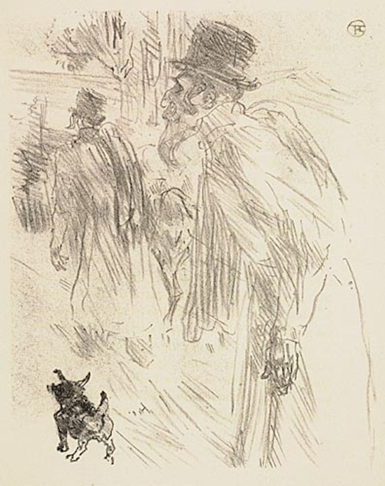 Le Juifs Polonais by Henri de Toulouse-Lautrec