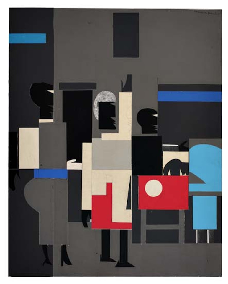 Untitled (Four Figures) by Romare Bearden