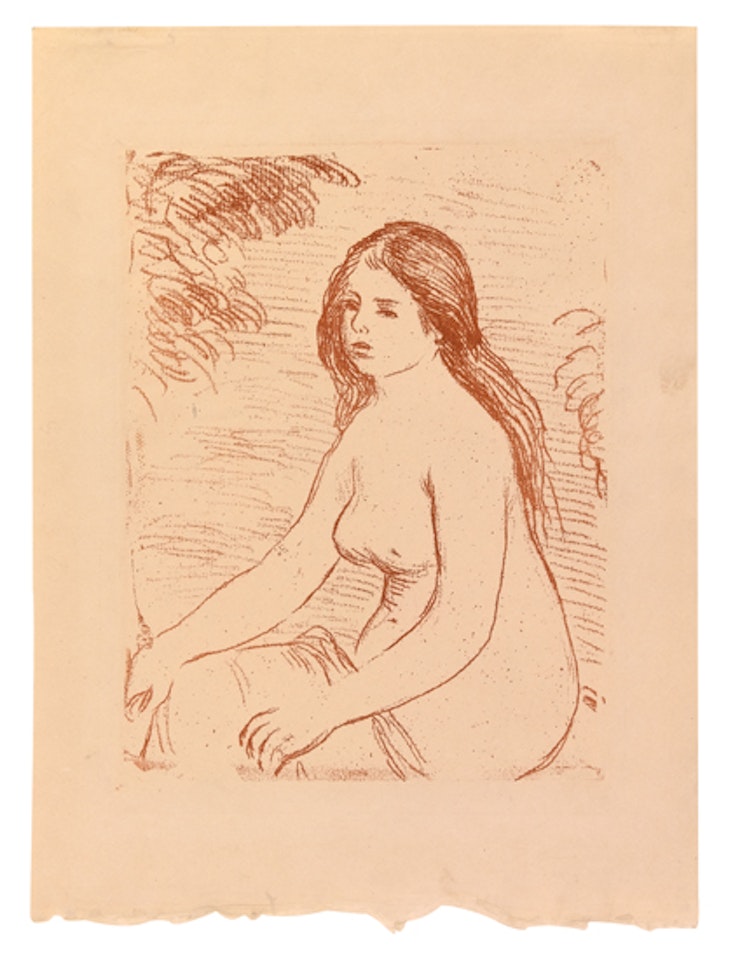 Femme nue assise by Pierre-Auguste Renoir