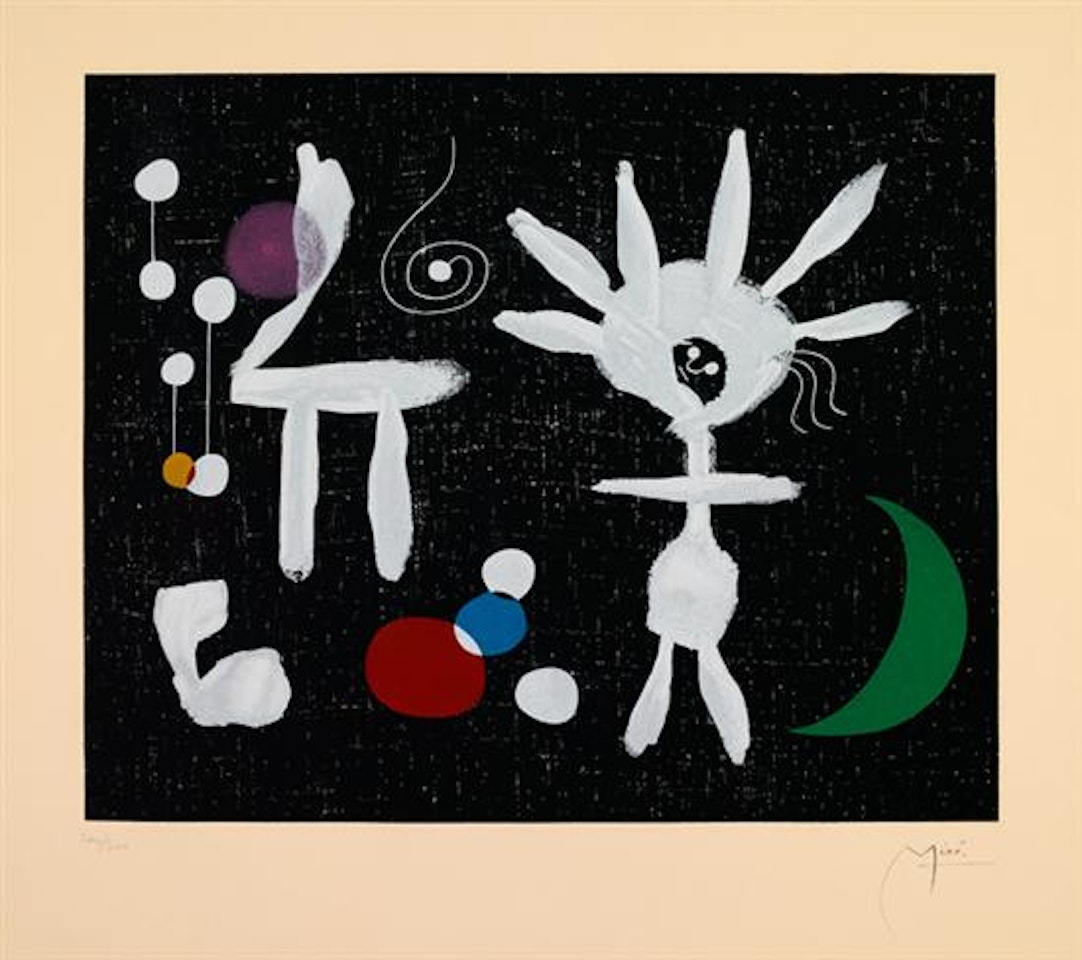 Rosse Matinale au Clair de Lune by Joan Miró
