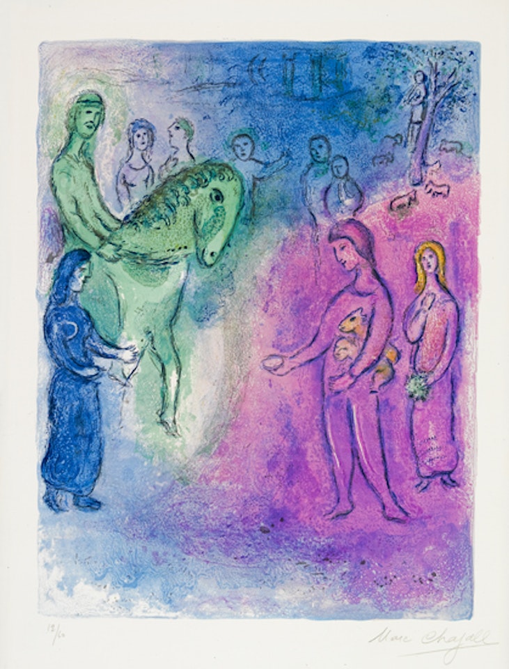 Arrivée de Dionysophane by Marc Chagall