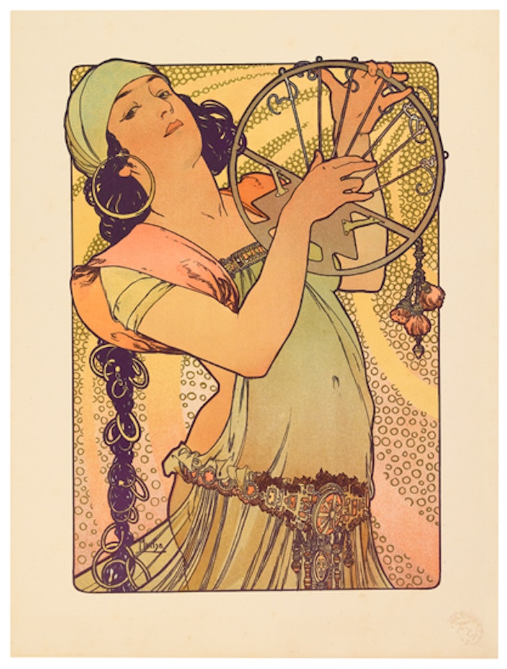 Salammbo by Alphonse Mucha