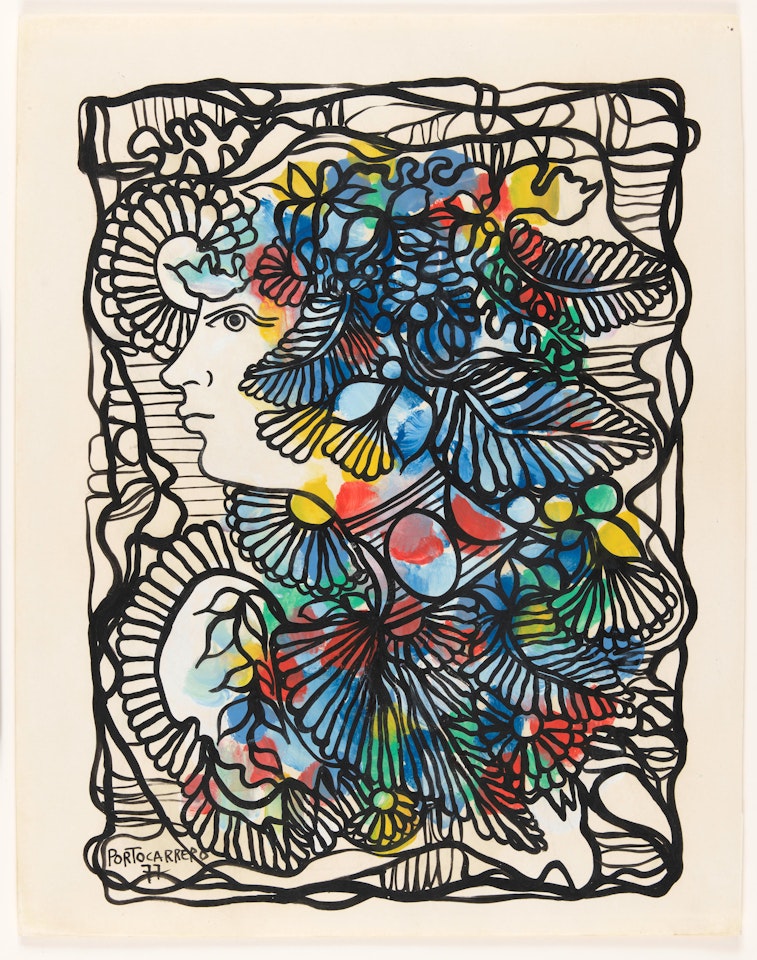 Mujer ornamentada by René Portocarrero