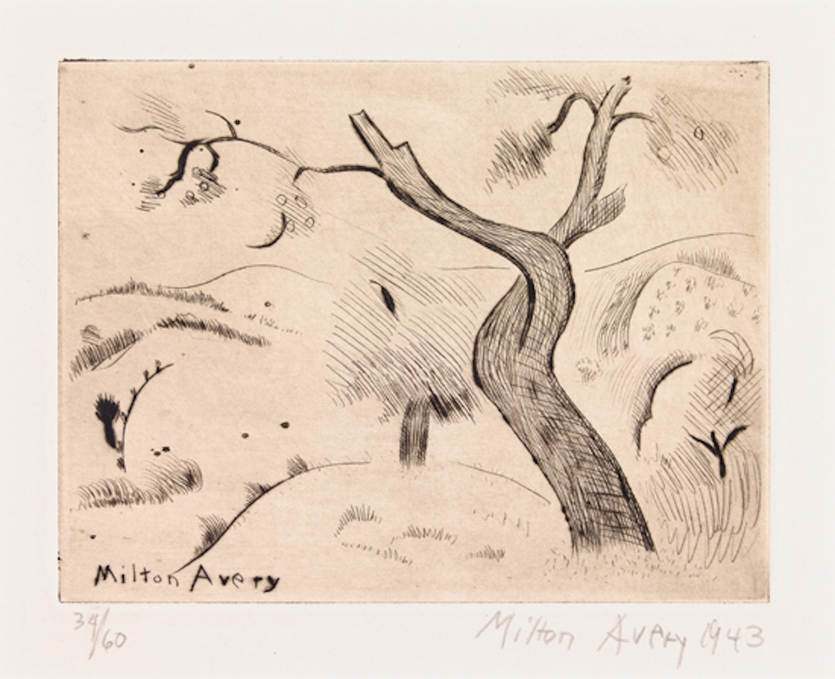 The Twisted Tree by Milton Avery