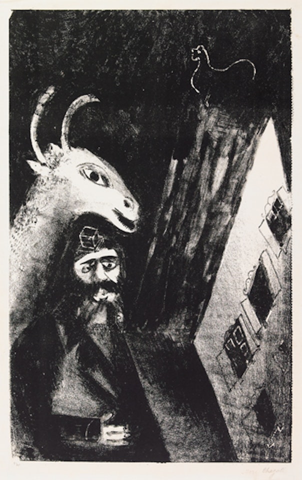 La Chèvre dans la Nuit by Marc Chagall