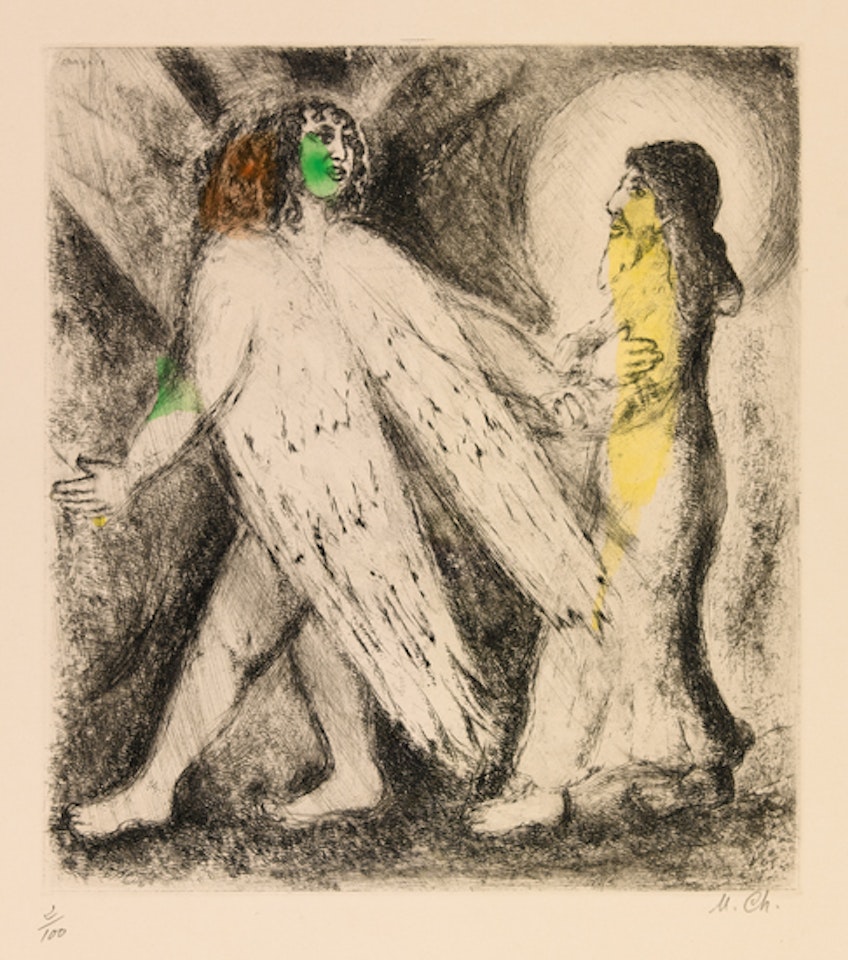 L'Homme guidé par l'Éternel by Marc Chagall