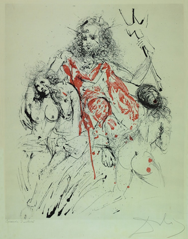 Poseidon by Salvador Dali