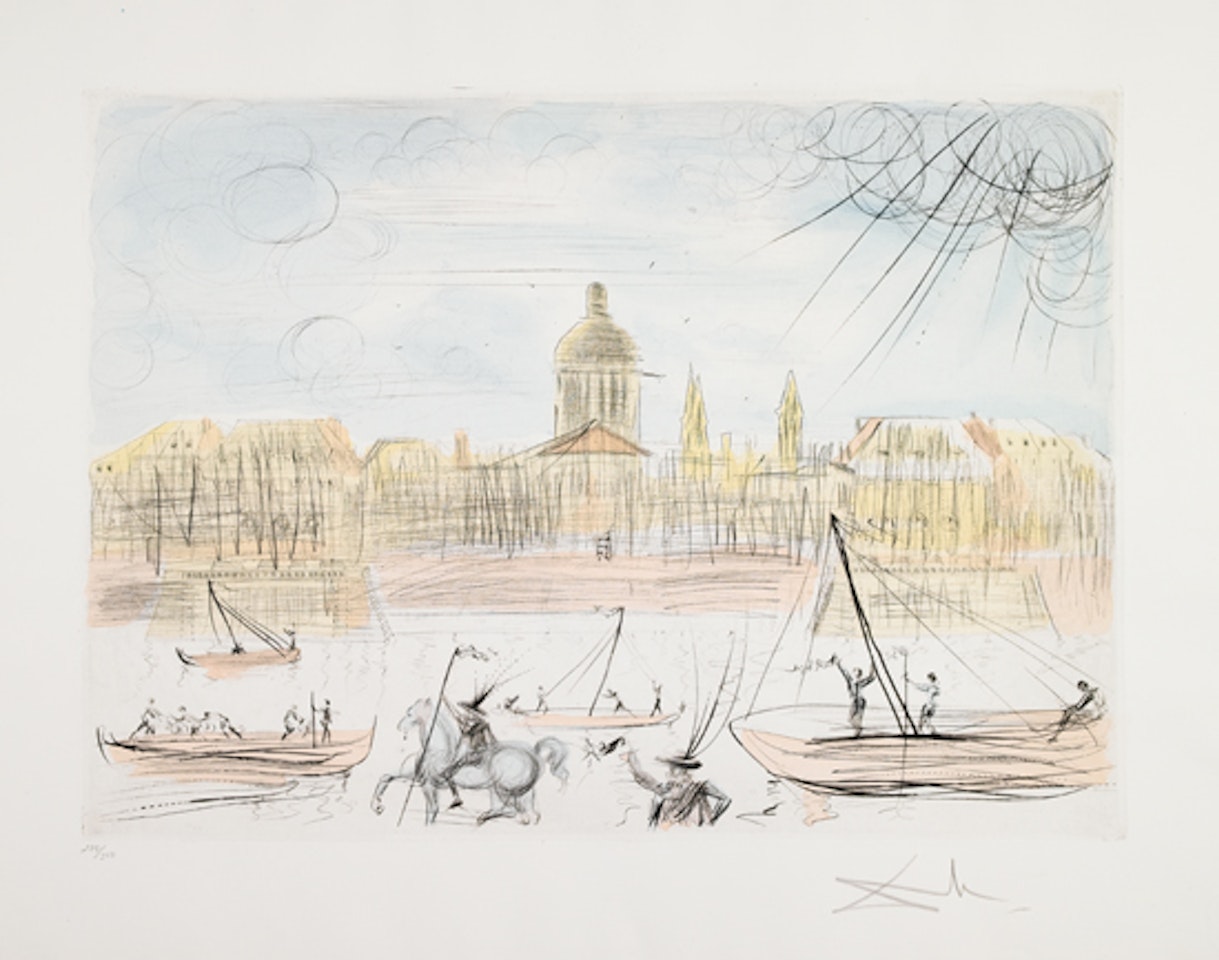 L'Academie de Paris by Salvador Dali