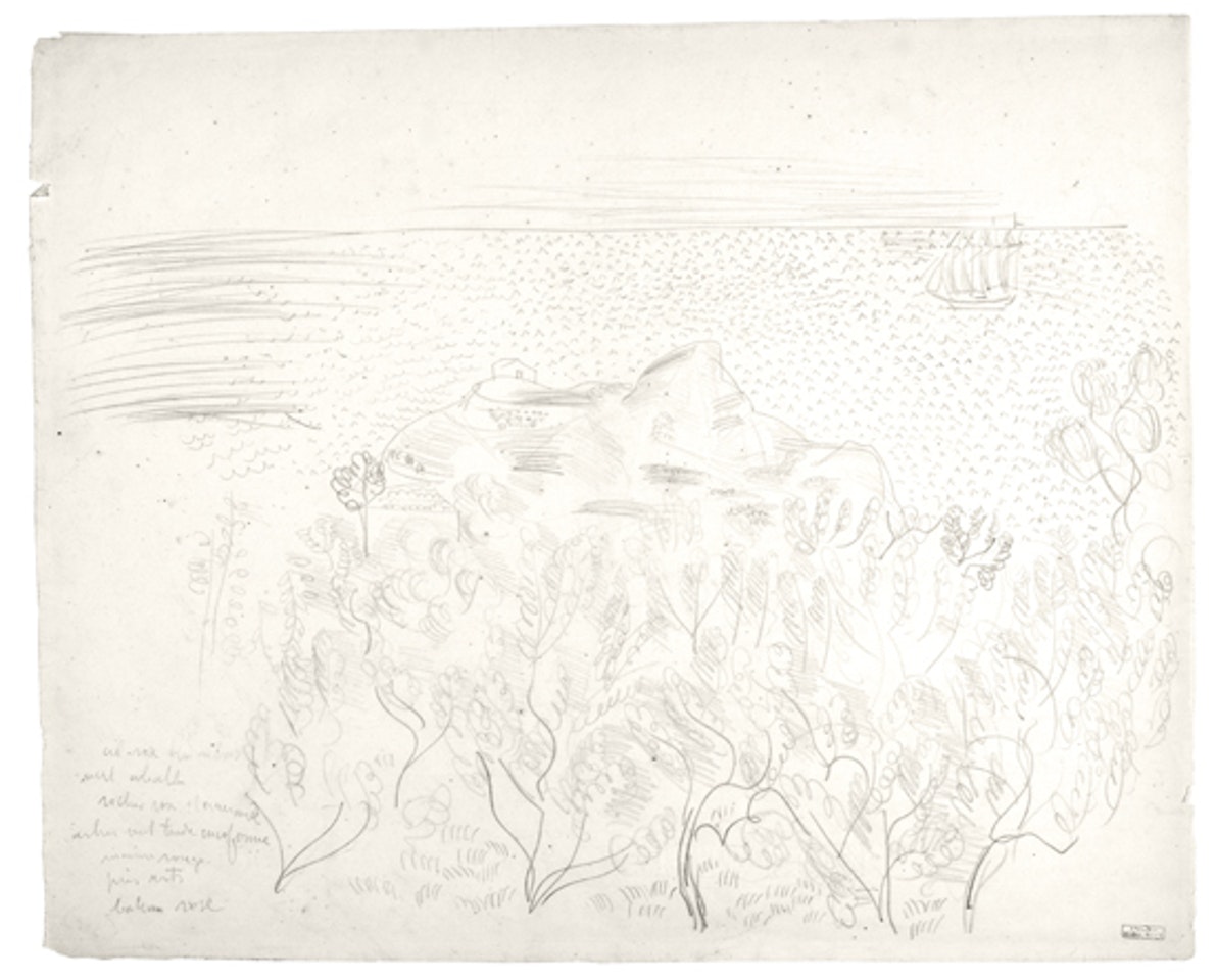 Paysage de Méditerrannée by Raoul Dufy