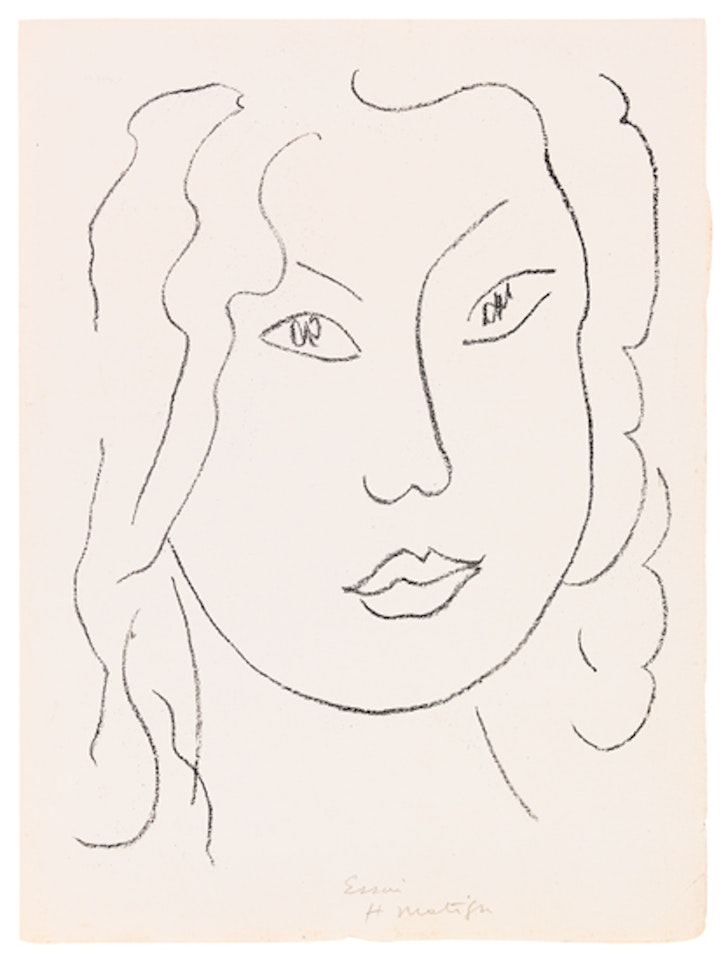 Tête de femme by Henri Matisse