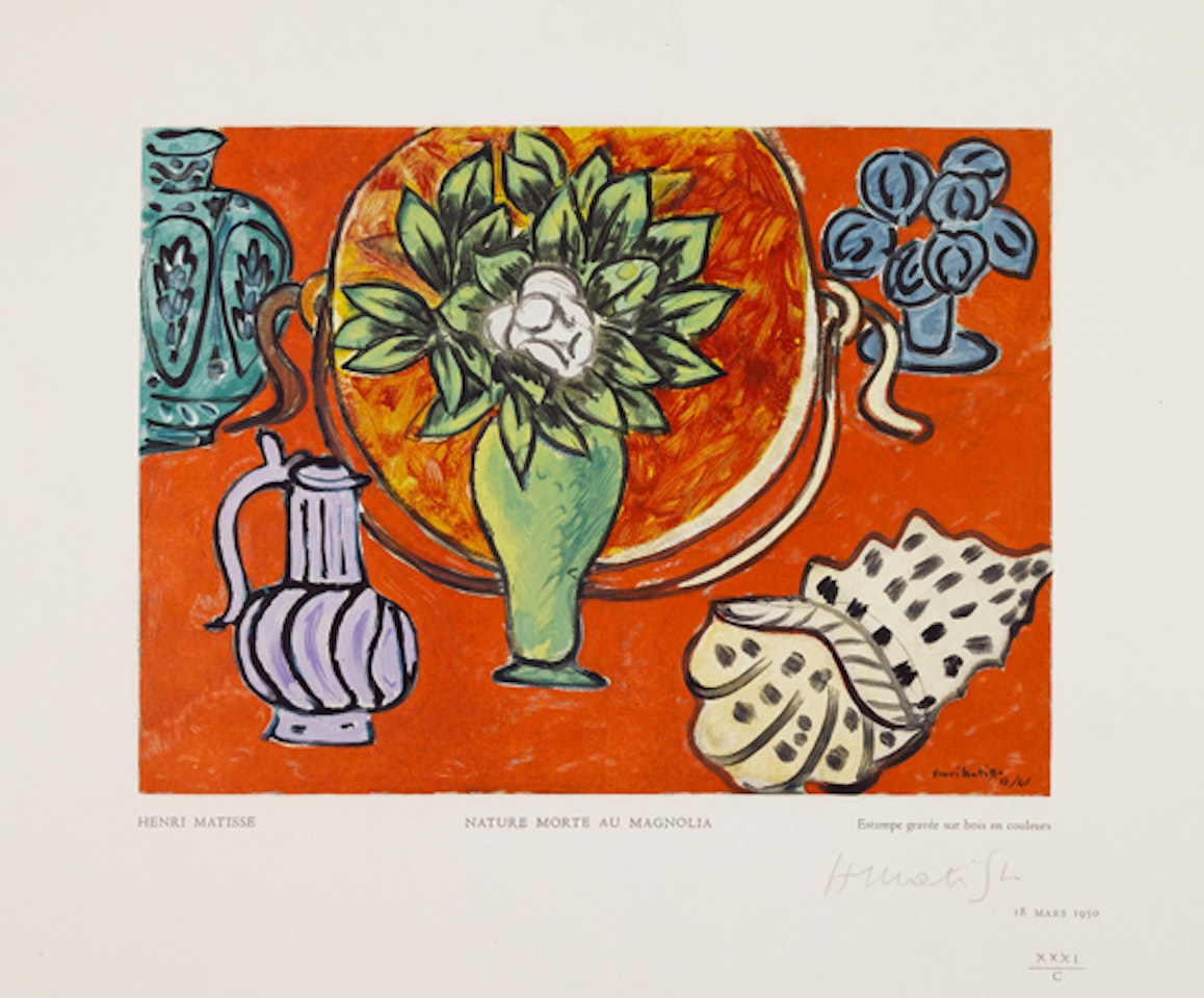 Nature Morte au Magnolia by Henri Matisse