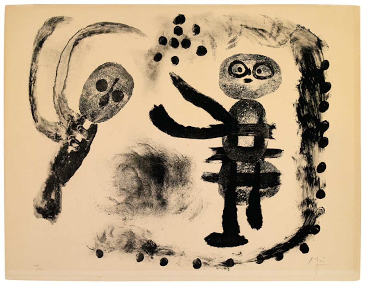 Petite fille au bois by Joan Miró