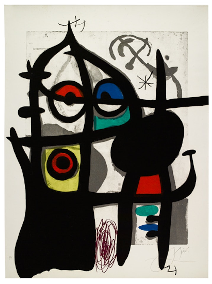 La Captive by Joan Miró