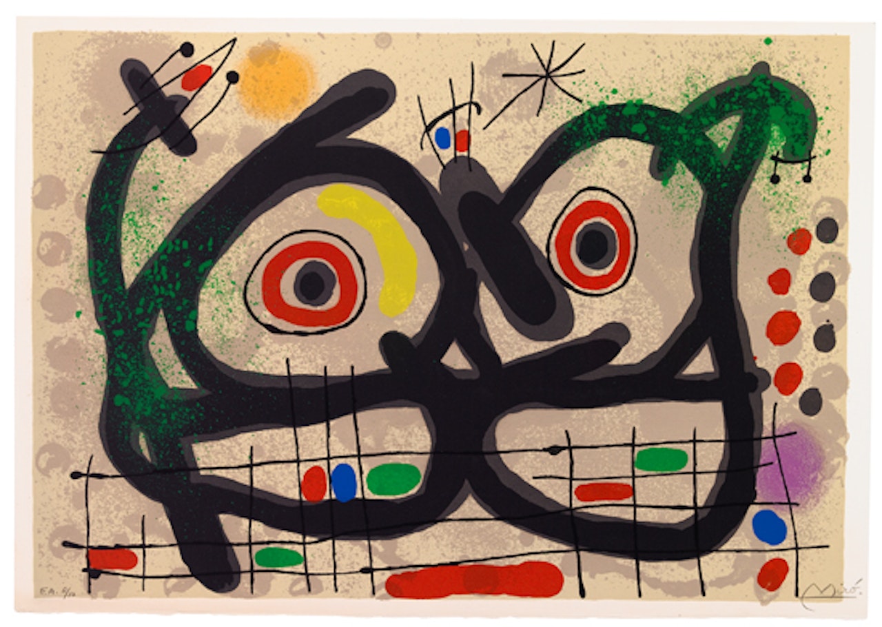 Le Lézard aux Plumes d'Or by Joan Miró