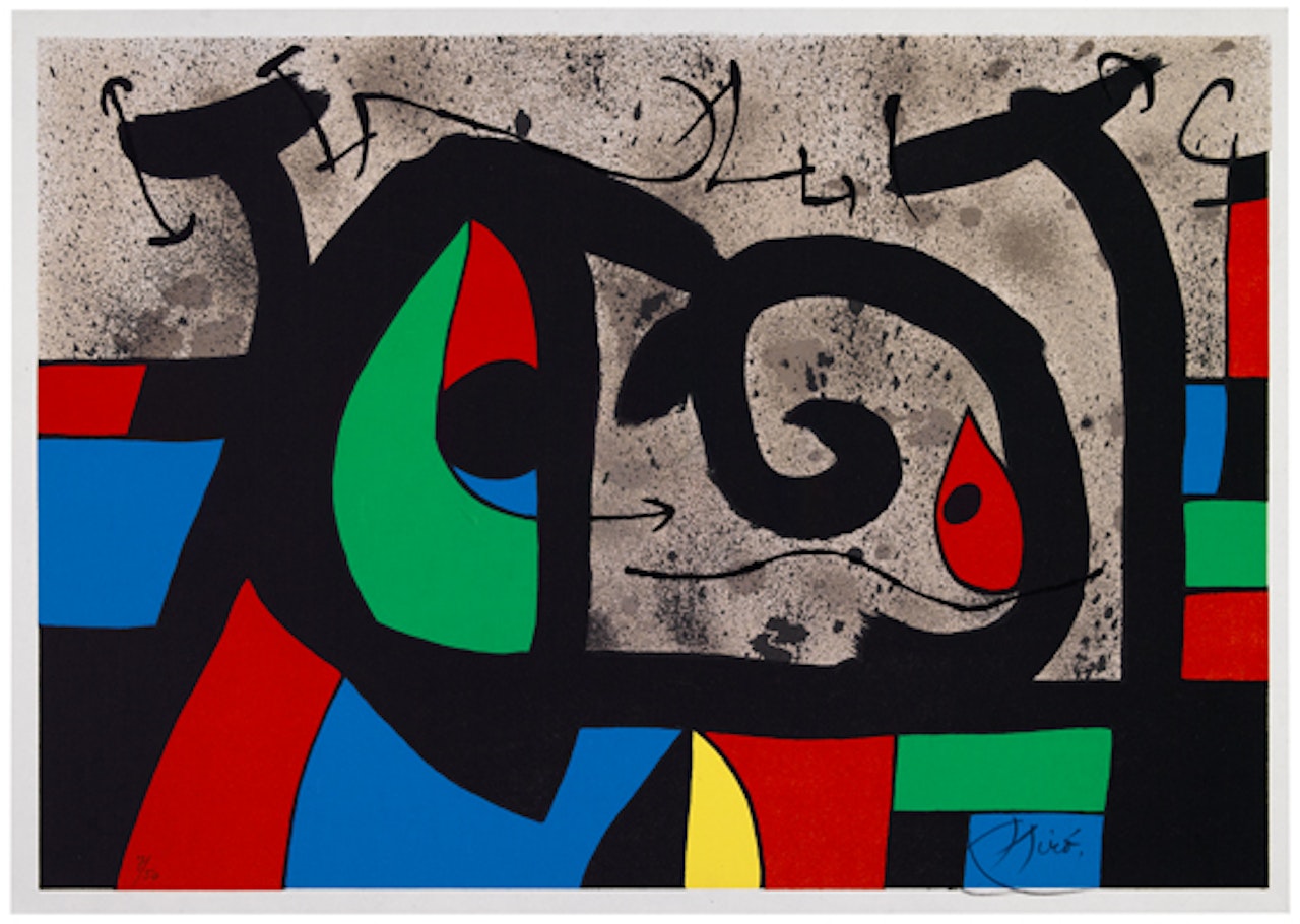 Le Lézard aux Plumes d'Or by Joan Miró
