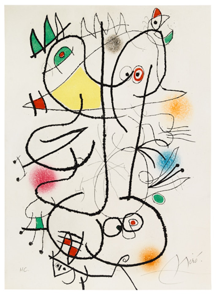 Le Miroir de l'Homme par les Bêtes by Joan Miró