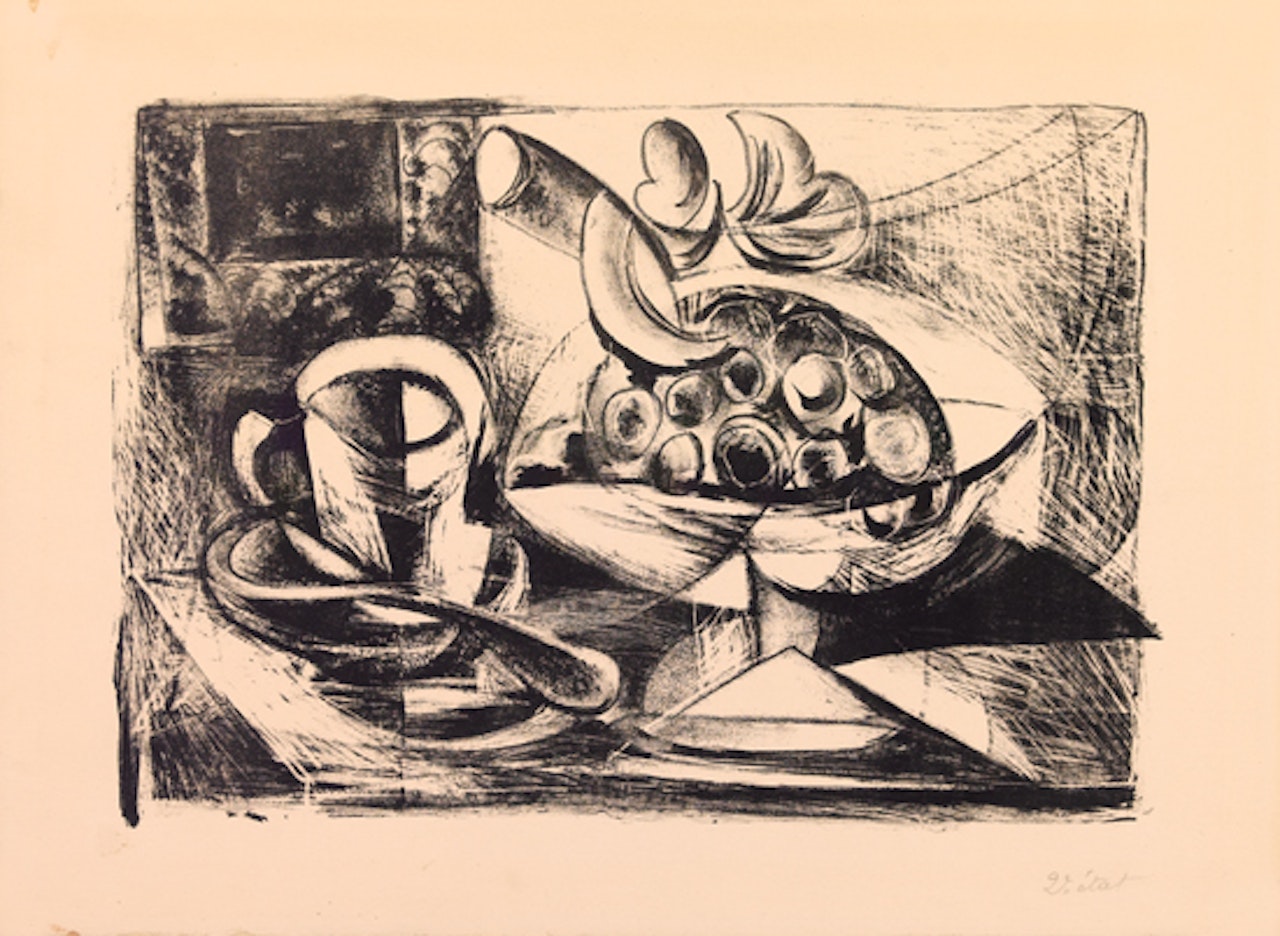 Nature morte au compotier by Pablo Picasso