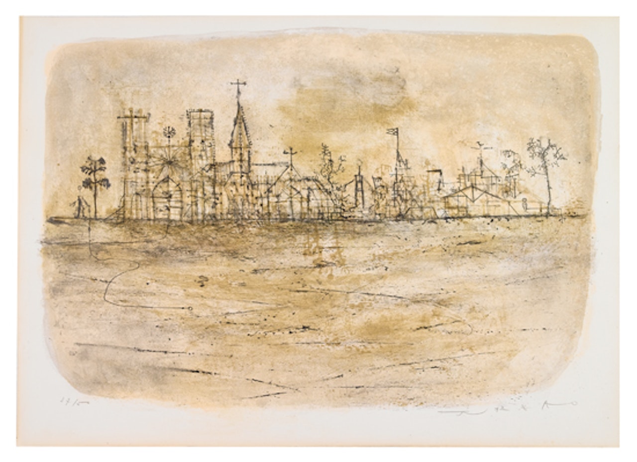 La Cathédrale by Zao Wou-Ki