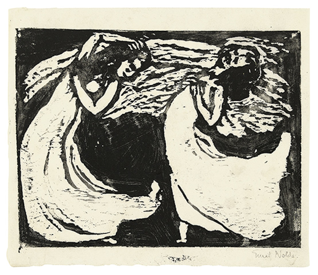 Tänzerinnen (Schiefler/Mosel 132) by Emil Nolde