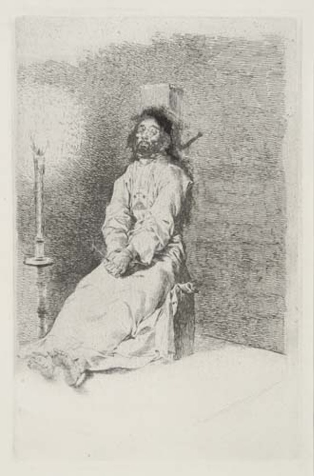 El Agarrotado by Francisco José de Goya