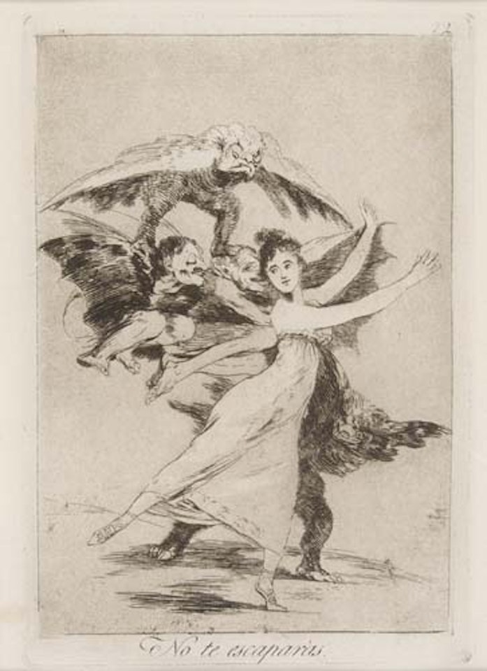 Group of 10 etchings from Los Caprichos by Francisco José de Goya