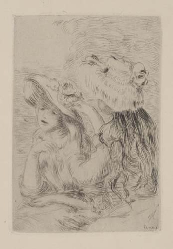Le Chapeau Épinglé (1e planche) by Pierre-Auguste Renoir