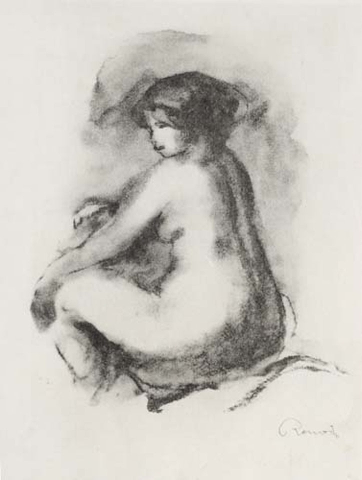 Etude de femme nue, assise by Pierre-Auguste Renoir