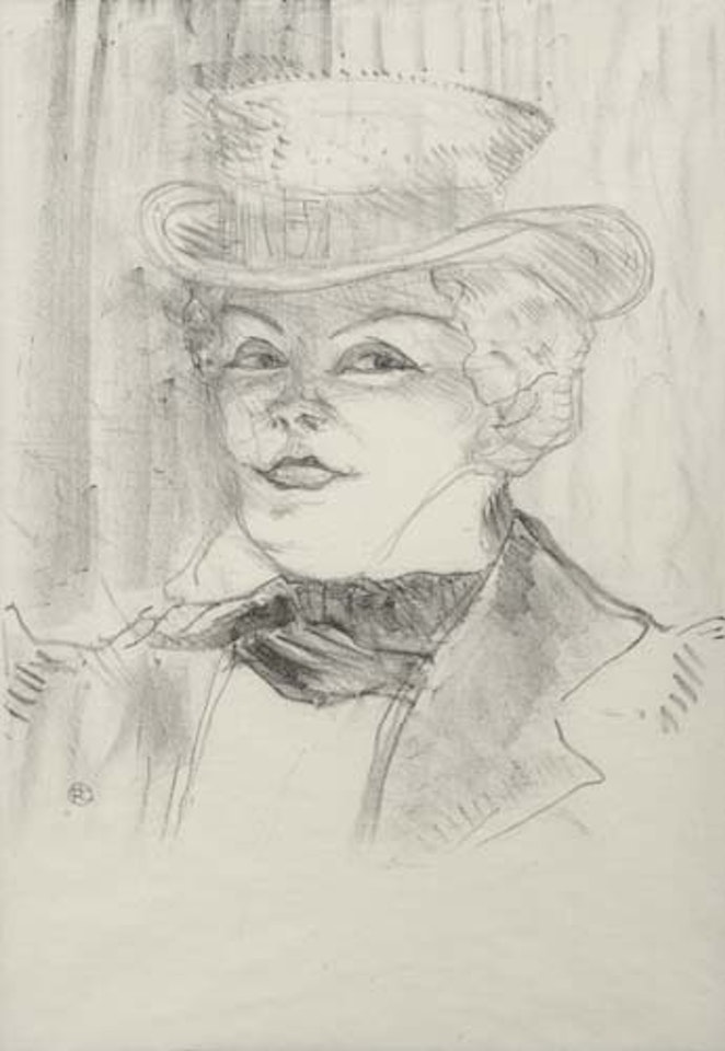 Madame Réjane by Henri de Toulouse-Lautrec