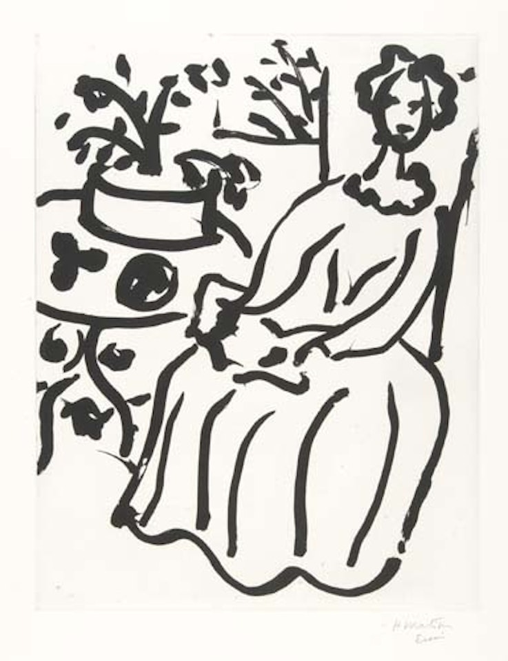 Marie-José en Robe jaune by Henri Matisse