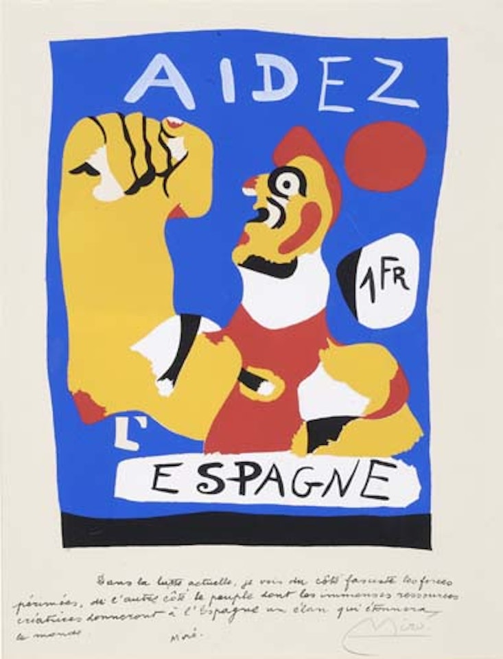 Aidez l'Espagne by Joan Miró